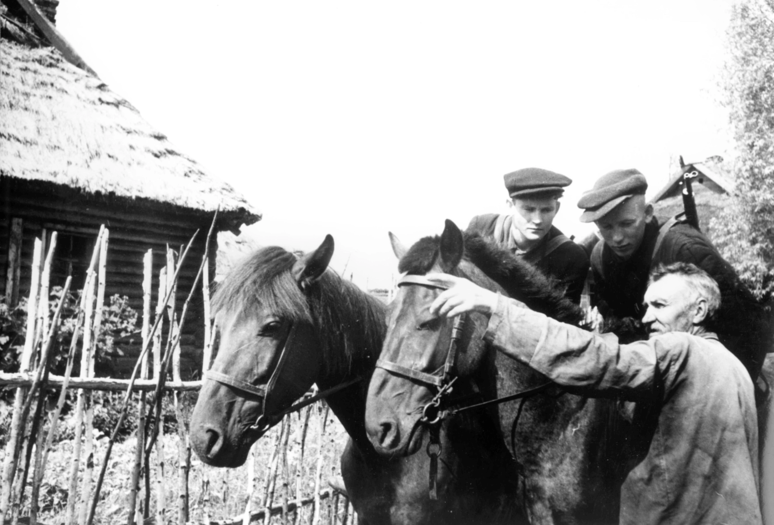 Партизаны. Фотография военных лет